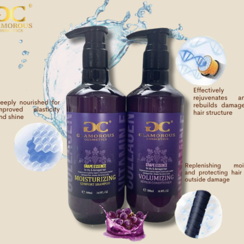 COLLAGEN SHAMPOO WITH VITAMIN E AND GRAPE ESSENCE