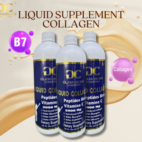 LIQUID SUPPLEMENT WITH HYDROLYZED COLLAGEN WITH VITAMIN C
