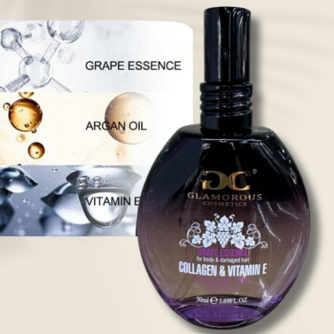 ARGAN OIL SERUM WITH COLLAGEN, VITAMIN E AND GRAPE ESSENCE