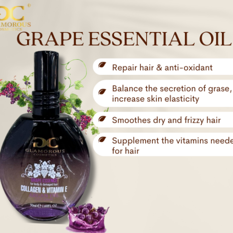 ARGAN OIL SERUM WITH COLLAGEN, VITAMIN E AND GRAPE ESSENCE